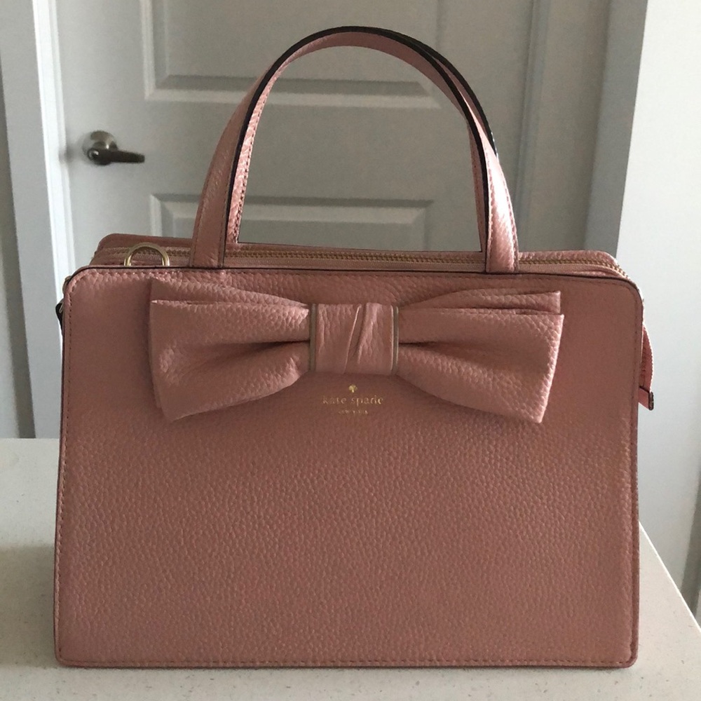 Kate Spade Light Pink Purse with Bow!